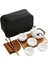 Beyaz 5 Adet Çanta Stili Çin Çay Seyahat Çay Seti Kung Fu Çay Seti Seramik Taşınabilir Demlik Porselen Teaset Gaiwan Çay Bardakları Çay Töreni Çay Aracı (Yurt Dışından) 1