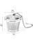 Bir Stil 304 Metal Sızıntı Çay Demlik Paslanmaz Çelik Gevşek Yaprak Süzgeç Filtre Bitkisel Mutfak Aksesuarları Yeniden Kullanılabilir Çay Demlik Cocina (Yurt Dışından) 1