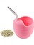 Pembe Tarzı Silikon Yerba Mate Cup Kabak Bombilla Samanlı Bpa Içermez (Yurt Dışından) 2