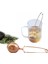 Bir Stil Pratik Gül Altın Küre Örgü Çay Süzgeç Paslanmaz Çelik Top Çay Demlik Kahve Otu Baharat Filtre Difüzör Kolu Teaware (Yurt Dışından) 3