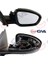 1011440 Dış Dikiz Aynası Sağ Megane 15 Elektrikli Isıtmalı Katlanır Sinyalli Sensörlü Astarlı Konveks VM-6142EBFPSR 963012196R 1