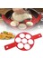 Kırmızı Stil Gözleme Flipper Silikon Çok Fonksiyonlu Yumurta Ateşi Omlet Tavası Kek Kalıbı Dağıtıcı Şekillendirici Pişirme Kalıbı Dıy Gözenekli Gözleme Makinesi (Yurt Dışından) 2