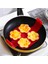 4-Kırmızı-Çiçek Tarzı 1 Adet Silikon Yapışmaz Fantastik Yumurta Gözleme Makinesi Yüzük Mutfak Pişirme Omlet Kalıpları Flip Soba Yumurta Halkası Kalıp (Yurt Dışından) 1