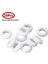 Beyaz 10MM Tarzı 10 Şarap Bira Homebrewing Sızdırmazlık Yıkayıcılar Lahana Turşusu Kimchi Yapma Silikon O Ring Grommet Mason Kavanoz Için Fermantasyon Hava Kilidi Kapak (Yurt Dışından) 1