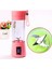 Yeşil Stil Taşınabilir Blender USB Şarj Edilebilir 4 Bıçaklı Elektrikli Meyve Sıkacağı Makinesi Smoothie Blender Mutfak Robotu Kişisel Limon Portakal Sıkacağı (Yurt Dışından) 4