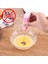 Pembe Stil Elektrikli El Yumurta Çırpıcı Kahve Çay Blender Paslanmaz Krem Karıştırma Manuel Mikser Kendinden Aletli Mutfak Tatlı Pişirme Malzemeleri (Yurt Dışından) 1