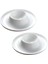 2 Adet 10X10X2CM Tarzı 1 Takım Seramik Yumurta Bardağı Kahvaltı Yumurta Tutucu Haşlanmış Yumurta Standı Basit Yumurtalık Yumurta Organizatör Brunch Yumurta Tepsisi Ev Restoran Beyaz (Yurt Dışından) 1
