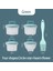 Yeşil Stil Set Sevimli Yumurta Kazanı Plastik Yumurta Avcısı Seti Mutfak Yumurta Pişirici Araçları Kapaklı Yumurta Kalıbı Formu Fırçalı Gözleme Makinesi (Yurt Dışından) 1