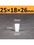 25X18X26MM-KATI Stil 5 Adet Silikon Katı Fiş Fermentör Kapağı Kauçuk Tıpa Delikli Laboratuvar Durdurucu Vana Asit ve Alkali Dayanıklı Demleme Şarap Tıpaları (Yurt Dışından) 1