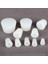25X18X26MM-KATI Stil 5 Adet Silikon Katı Fiş Fermentör Kapağı Kauçuk Tıpa Delikli Laboratuvar Durdurucu Vana Asit ve Alkali Dayanıklı Demleme Şarap Tıpaları (Yurt Dışından) 2