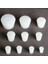 30X23X28MM-KATI Stil 5 Adet Silikon Katı Fiş Fermentör Kapağı Kauçuk Tıpa Delikli Laboratuvar Durdurucu Vana Asit ve Alkali Dayanıklı Demleme Şarap Tıpaları (Yurt Dışından) 3