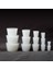 30X23X28MM-KATI Stil 5 Adet Silikon Katı Fiş Fermentör Kapağı Kauçuk Tıpa Delikli Laboratuvar Durdurucu Vana Asit ve Alkali Dayanıklı Demleme Şarap Tıpaları (Yurt Dışından) 5