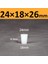 24X18X26MM-KATI Stil 5 Adet Silikon Katı Fiş Fermentör Kapağı Kauçuk Tıpa Delikli Laboratuvar Durdurucu Vana Asit ve Alkali Dayanıklı Demleme Şarap Tıpaları (Yurt Dışından) 1