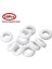 Beyaz 12MM Tarzı 10 Adet Fermantasyon Contaları Hava Kilidi Kapakları Mason Kavanoz Fermenter Sızdırmazlık Yıkayıcılar Homebrewing Şarap Bira Kimchi Silikon O Ring Grommets (Yurt Dışından) 1