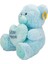 Kalp Tutan Peluş Ayı 45 cm - Mavi 3