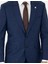 Erkek İndigo Slim Fit Çizgili Takım Elbise 50285352-VR028 6