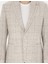 Erkek Açık Kahverengi Slim Fit %100 Keten Ekose Ceket 50284929-VR002 6