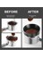 Manyetik Gül Altın Stili 53 mm 2 Adet Delonghi Cafemasy Için Manyetik Anti-Damla Dozaj Halkası Huni Kahve Makinesi Bira Kase Kahve Tozu Aracı (Yurt Dışından) 4
