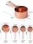 Çikolata Tarzı Et Rose Gold Ölçme Kaşık Bardak Seti Retro Pişirme Ölçme Araçları Ölçekli Paslanmaz Çelik Mutfak Aksesuarları Aletler (Yurt Dışından) 3