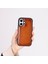 Apple iPhone 16 Uyumlu, Deri, El Yapımı Kılıf, Gölgeli Taba 2
