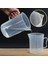 500ML Tarzı ml Şeffaf Mutfak Laboratuvarı Plastik Ölçme Fincan Dereceli Hacimsel Konteyner Aracı (Yurt Dışından) 3