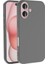 Apple iPhone 16 Plus Kılıf Zore Lsr Laaakan Kapak-Titanyum-Gri 1
