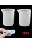 2 Adet Stil 2 Adet Silikon 100ML Ölçme Fincan Takı Kristal Ölçekli Reçine Tutkal Kalıpları El Yapımı Dıy Craft Karıştırma Mutfak Aksesuarları (Yurt Dışından) 3