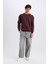 Boxy Fit Bisiklet Yaka Baskılı Sweatshirt X8282AZ24AU 2