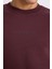 Boxy Fit Bisiklet Yaka Baskılı Sweatshirt X8282AZ24AU 5