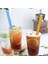 Karışık Ince Payet Tarzı 200 Adet Tek Kullanımlık Pipetler Büyük Içme Pipetleri Çok Renkli Geniş Milktea Milkshake Suyu Plastik Pipet Bar Içecek Aksesuarları (Yurt Dışından) 3