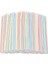 Çok Renkli 100PCS Tarzı Lastic Içme Pipetleri 8 Inç Uzun Çok Renkli Çizgili Bedable Tek Kullanımlık Pipetler Parti Çok Renkli Gökkuşağı Samanı (Yurt Dışından) 1