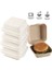 Beyaz-10 Adet Tarzı Adet Tek Kullanımlık Bento Gıda Kapları Pişirme Tatlı Kek Kasesi Paketleme Burger Snack Kutuları Mikrodalgada Ev Yemek Kutusu (Yurt Dışından) 2