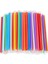 100 Adet-Renkli Stil Tek Kullanımlık Pipetler Çok Renkli Büyük Geniş 1.1 cm Milktea Milkshake Parti Milkshake ve Smoothie Için Plastik Içme Samanı (Yurt Dışından) 2