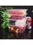 750ML Tarzı 20 Adet Plastik Tek Kullanımlık Gıda Kapları Şeffaf Ambalaj Kutusu Meyve Salatası Öğle Yemeği Bento Kutuları Mutfak Buzdolabı Depolama (Yurt Dışından) 2
