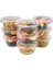 5.5 Oz Tarzı 100 Adet Tek Kullanımlık Plastik Bardak Kapaklı Şeffaf Plastik Jöle Yoğurt Mousse Reçel Baharat Bardağı Paketlenmiş Gıda Kabı (Yurt Dışından) 5
