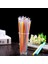 Renk 100 Adet Tarzı 19CM Süt Teasoy Pipet Süt ve Meyve Suyu Şeffaf Pipet Tek Tek Paketlenmiş Düz Pipet Çevre Dostu (Yurt Dışından) 4