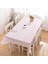 Pembe Stil 180X137CM Plastik Masa Örtüsü Baskı Renk Pembe Düğün Doğum Günü Partisi Masa Örtüsü Dikdörtgen Masa Örtüsü Mendil Kapakları Su Geçirmez Masa Örtüsü (Yurt Dışından) 1