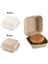 No.2 Tarzı Parçalanabilir Hamburger Kutusu Tek Kullanımlık Kaseler Hamurlu Kek Kutuları Öğle Yemeği Tepsisi Paket Servis Paketleme (Yurt Dışından) 3