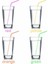 Gri Tarzı Lot Tek Kullanımlık Pipetler Esnek Plastik Içme Pipetleri Floresan Pipetler Parti Bar Kulübü Dıy Içecek Hasır Bar Aksesuarları (Yurt Dışından) 5