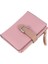Kadın Moda Cüzdan Çoklu Kart Yuvaları Kimlik Kartı Tutucu Kısa Bifold Yumuşak El ÇantasıPembe Yurt Dışından 4