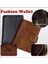 Pu Erkek Cüzdan Retro Erkek Cüzdan Avrupa ve Amerika Moda Cüzdan Deri Kart Kılıfı Kahverengi Yurt Dışından 3
