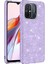 Xiaomi Redmi 12C Kılıf Zore Shining Silikon-Mor 1