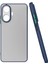 Realme C55 Kılıf Zore Hux Kapak-Lacivert 1