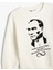 Atatürk Baskılı Sweatshirt Uzun Kollu Bisiklet Yaka Şardonlu 3