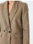 Kapaklı Cep Detaylı Kruvaze Oversize Blazer Ceket 5