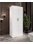 %100 Mdf 2 Kapaklı 2 Çekmeceli 7 Raflı ve 1 Askı Borulu Elbise Dolabı Cabinse Soft Beyaz Meşe 3