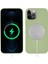 iPhone 13 Pro Max Uyumlu Zore Silksafe Wireless Kapak-Açık Yeşil 1
