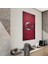 Türk Bayrağı Cam Tablo - Yatay Motif 01-023 2