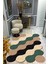 Kaymaz Taban Yıkanabilir Dijital Baskı Dekoratif Modern Desenli Elegance Serisi Lazer Kesim Dot Taban Halı ELG37 1