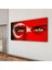 Türk Bayrağı Cam Tablo - Dikey Motif 01-012 5
